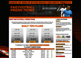 Paidfootballpredictions.com thumbnail