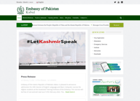 Pakembassykabul.org thumbnail