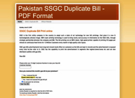 Pakistan-ssgc-duplicate-bill.blogspot.com thumbnail