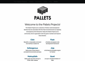 Palletsprojects.com thumbnail