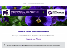Pancreaticalliance.org thumbnail