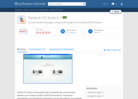Pantech-pc-suite.software.informer.com thumbnail