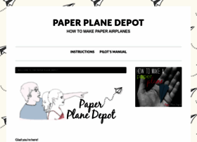 Paperplanedepot.com thumbnail