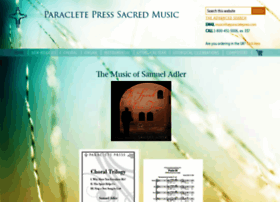 Paracletesheetmusic.com thumbnail
