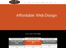 Parallaxwebdesigners.com thumbnail