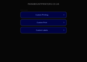 Paramountprinters.co.uk thumbnail