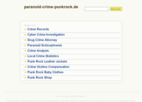 Paranoid-crime-punkrock.de thumbnail
