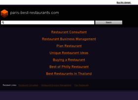Paris-best-restaurants.com thumbnail
