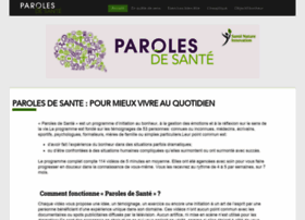 Paroles-de-sante.com thumbnail