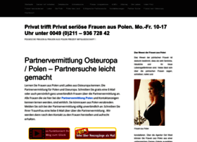 Polnische frauen partnersuche Polnische Frauen