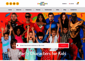 Partycharactersforkids.com thumbnail