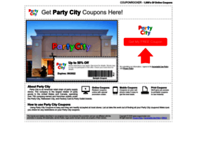 Partycity.couponrocker.com thumbnail