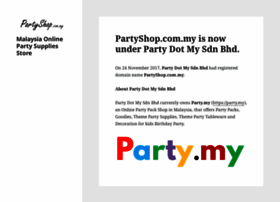 Partyshop.com.my thumbnail