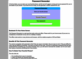 Passwordgeneration.com thumbnail