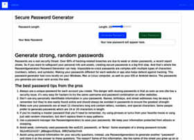 Passwordgeneratorz.com thumbnail