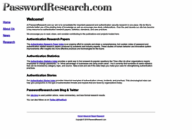 Passwordresearch.com thumbnail