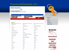 Passwordsdatabase.com thumbnail