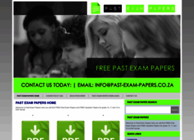 Past-exam-papers.co.za thumbnail