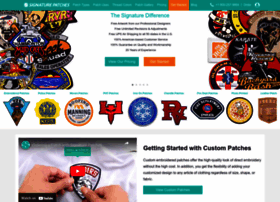 Custom Embroidered, PVC and Heat Transfer Patches - Signature Patches