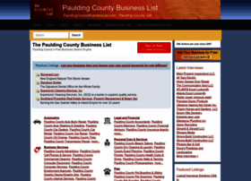 Pauldingcounty.businesslistus.com thumbnail
