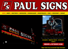 Paulsigns.com thumbnail