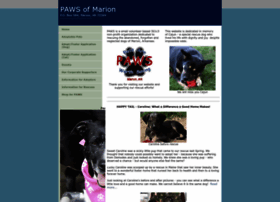 Pawsofmarion.org thumbnail