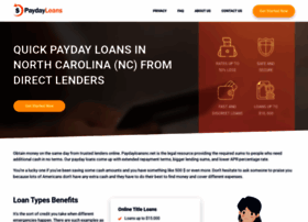 Paydayloansnc.net thumbnail