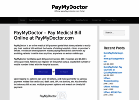 Paymydoctor.online thumbnail