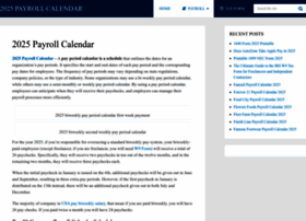 Payrollcalendar.net thumbnail