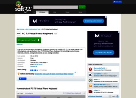 Pc-73-virtual-piano-keyboard.soft32.com thumbnail