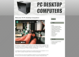 Pcdesktopcomputers.net thumbnail