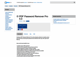 Pdf-password-remover-pro.updatestar.com thumbnail
