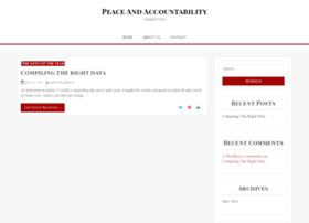 Peaceandaccountability.com thumbnail