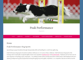 Peakperformancedogsports.com thumbnail