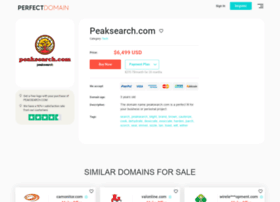 Peaksearch.com thumbnail