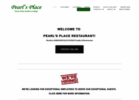 Pearlsplacerestaurant.com thumbnail