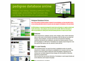 Pedigreedatabaseonline.com thumbnail