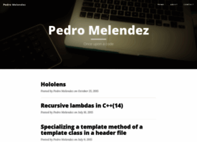 Pedromelendez.com thumbnail