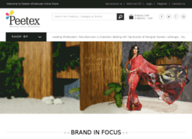Peetexsarees.com thumbnail