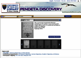 Pendeta.um.edu.my thumbnail