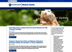 Pennstatecancerreport.org thumbnail