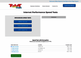 Toast Internet Speed Test