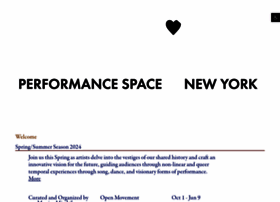 Performancespacenewyork.org thumbnail