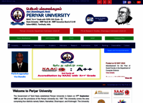 Periyaruniversity.ac.in thumbnail
