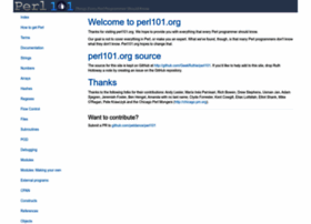 Perl101.org thumbnail