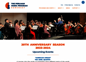Perlmanmusicprogramsuncoast.org thumbnail