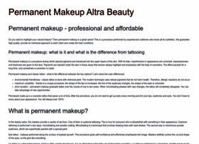 Permanentmakeupaltrabeauty.com thumbnail