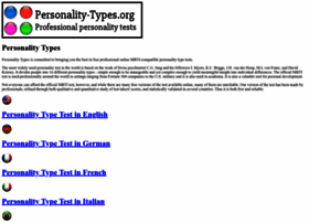 Personality-types.org thumbnail