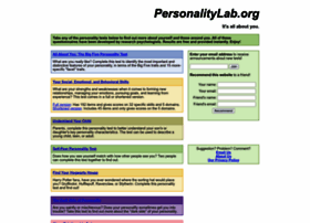 Personalitylab.org thumbnail