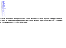 Free online registration chat philippines Filipino Chat